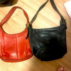 Lot of three coach purses